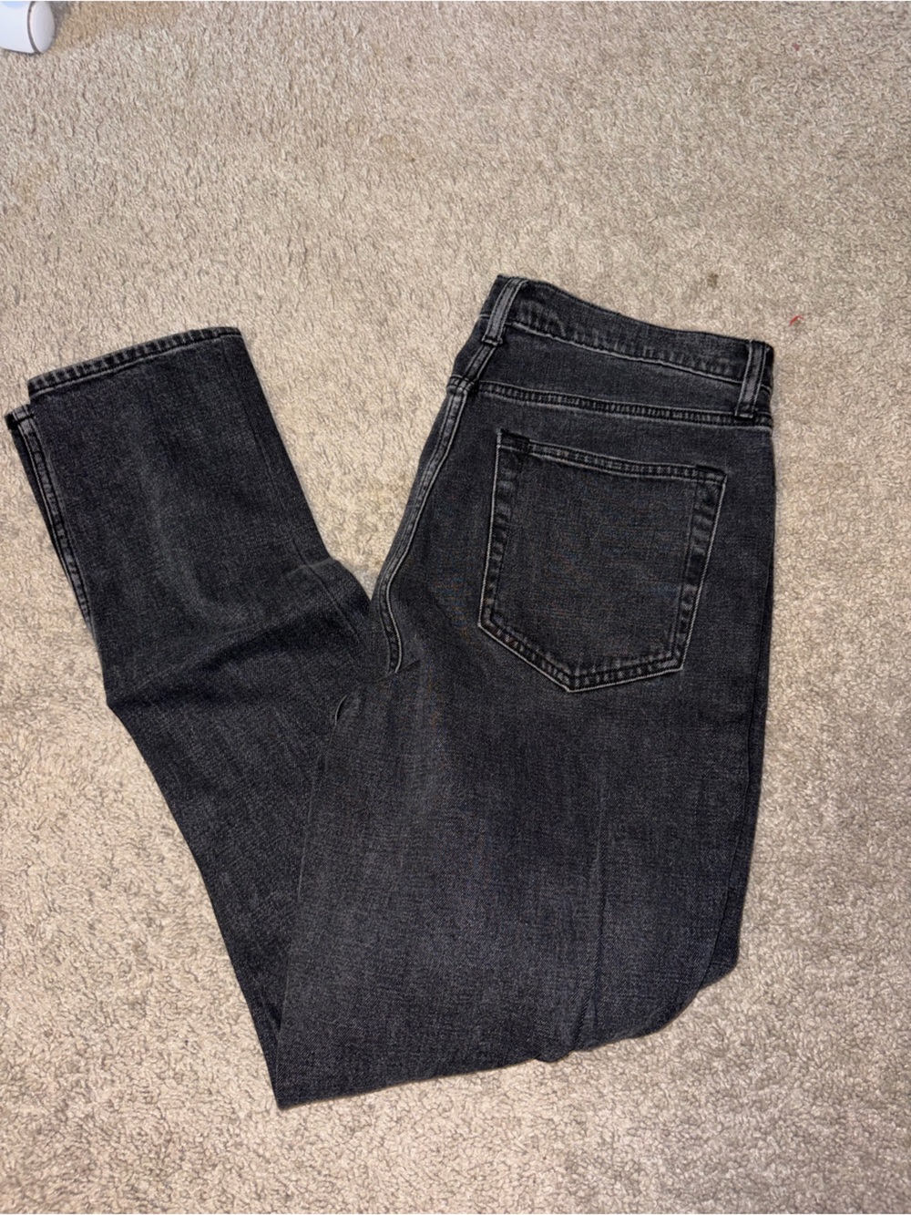 Abercrombie & Fitch Women's Black Straight-Leg Jeans